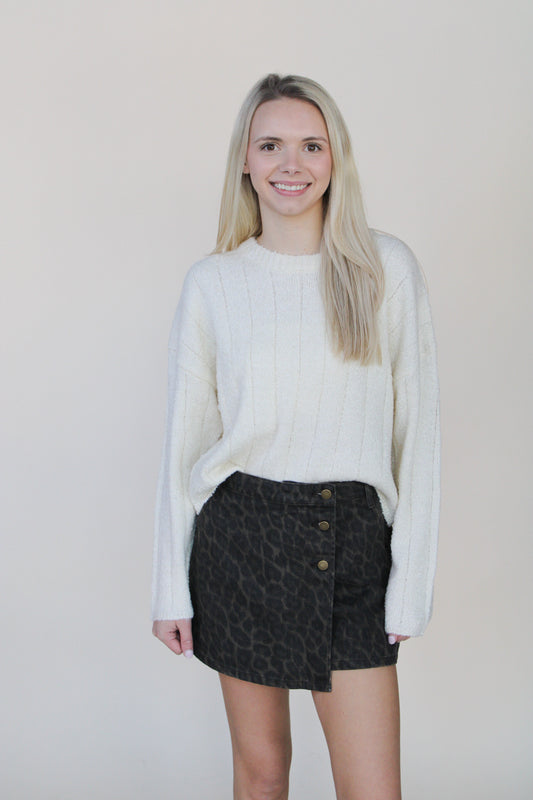 Chandler Leopard Skort