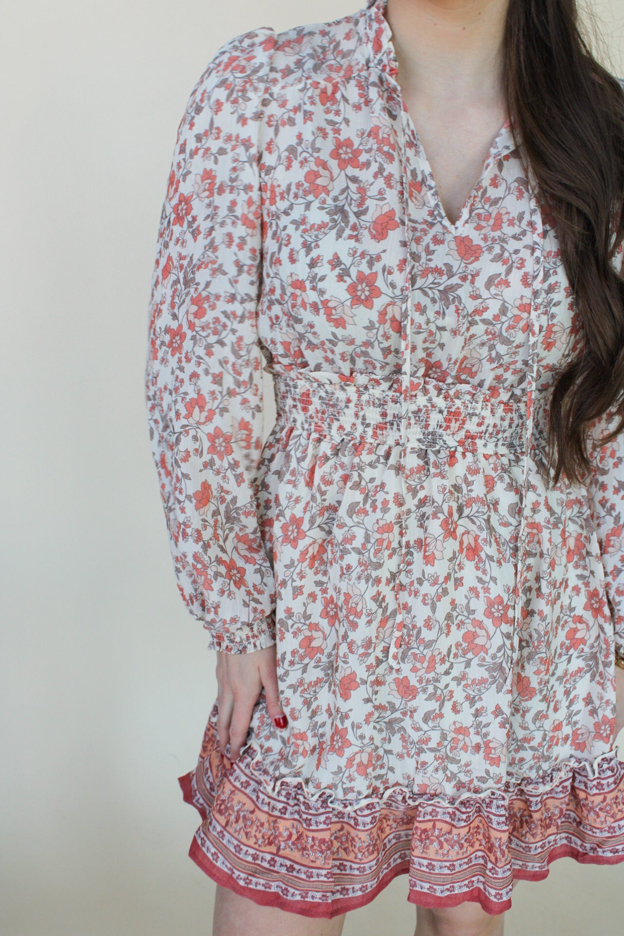 Empire Waist Mini Dress