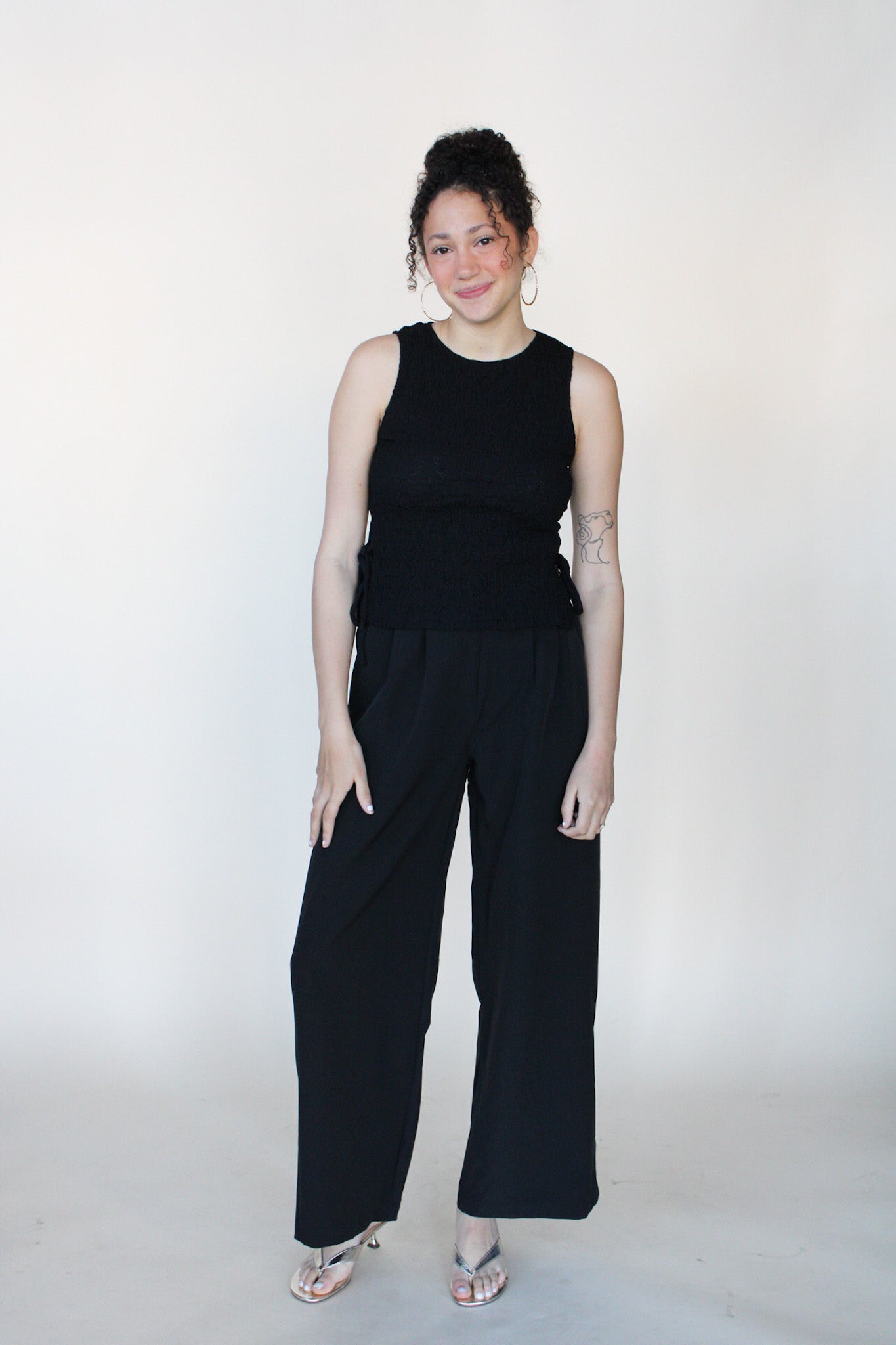 Mae Solid Pleated Slacks