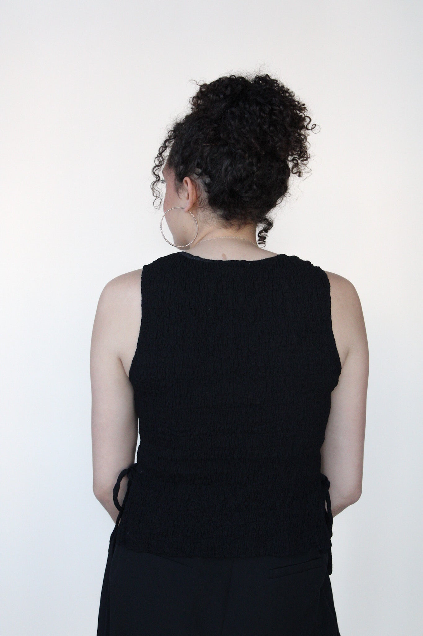 Marina Texture Tie Top