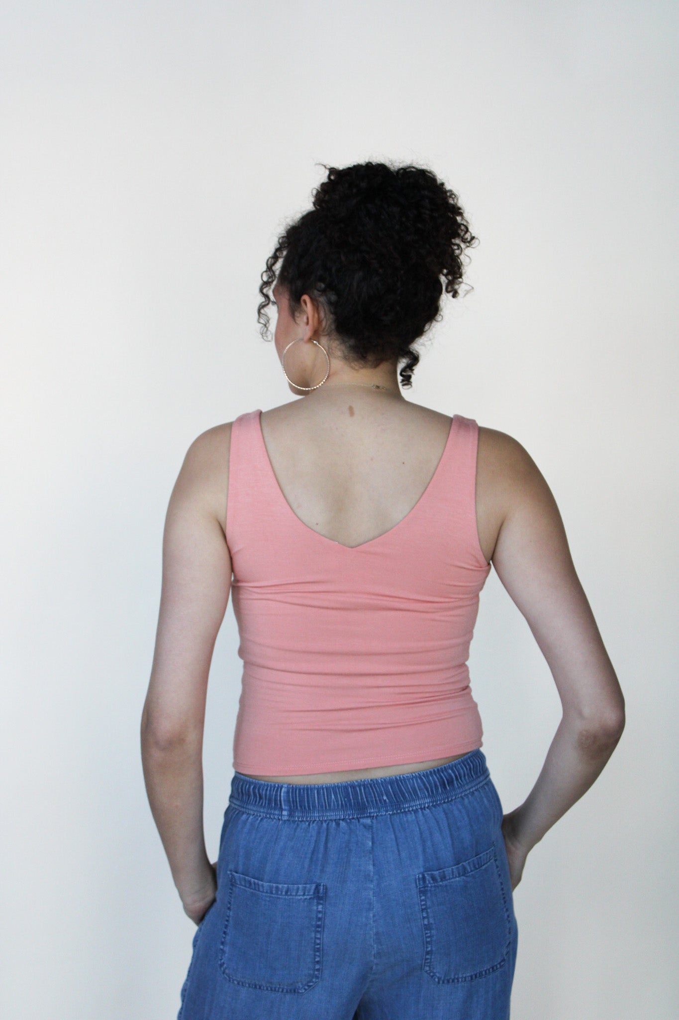 Brett Basic V Neck Tank