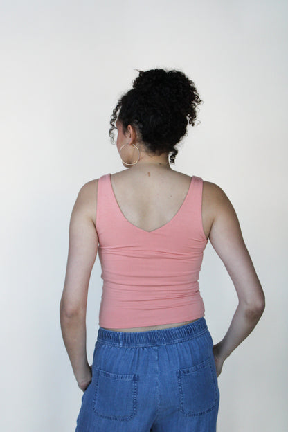 Brett Basic V Neck Tank