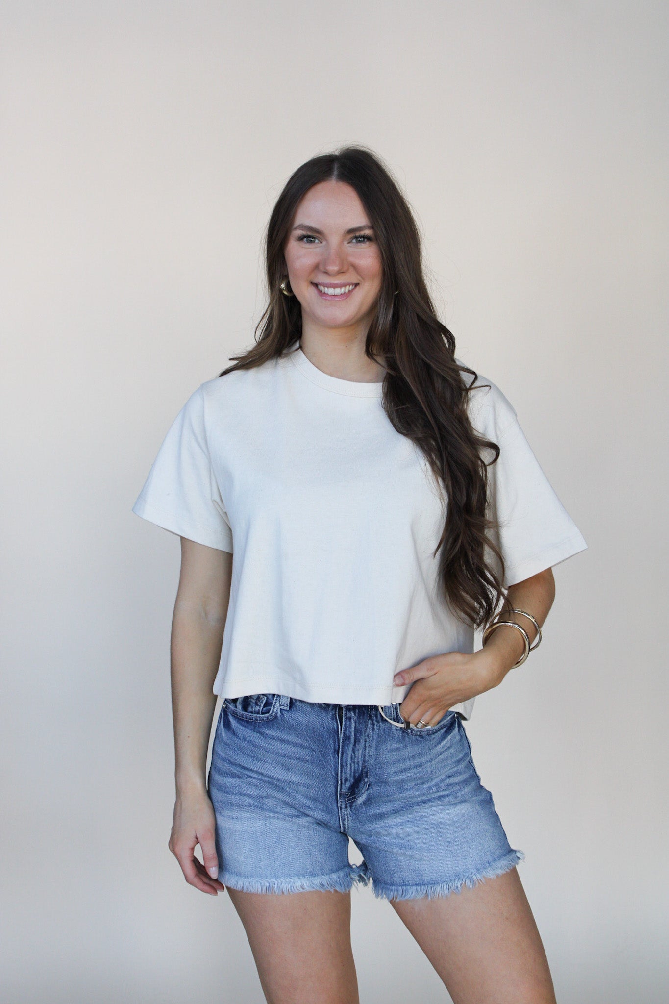 High Rise Mom Shorts