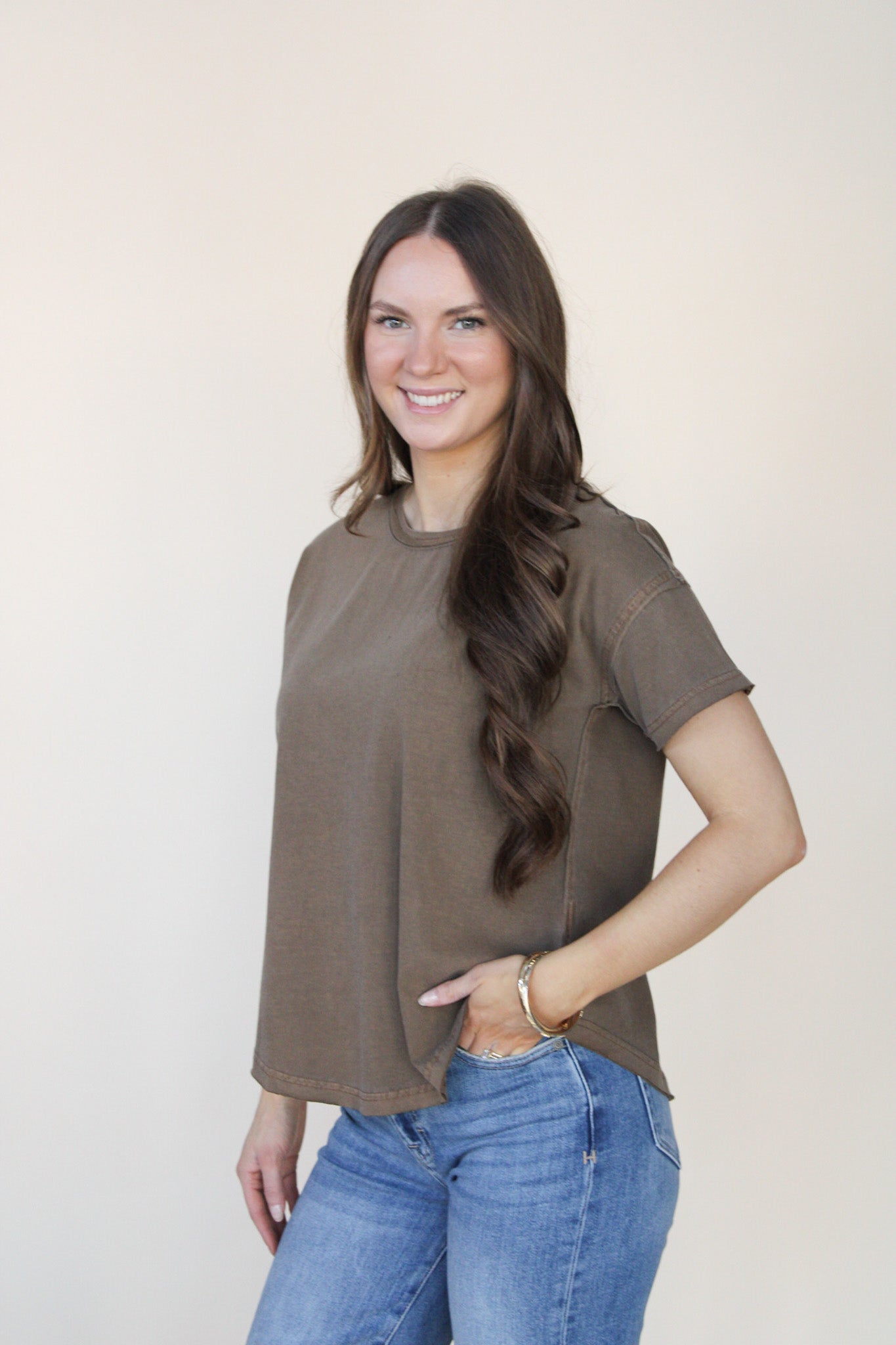 Laura Round Neck Top