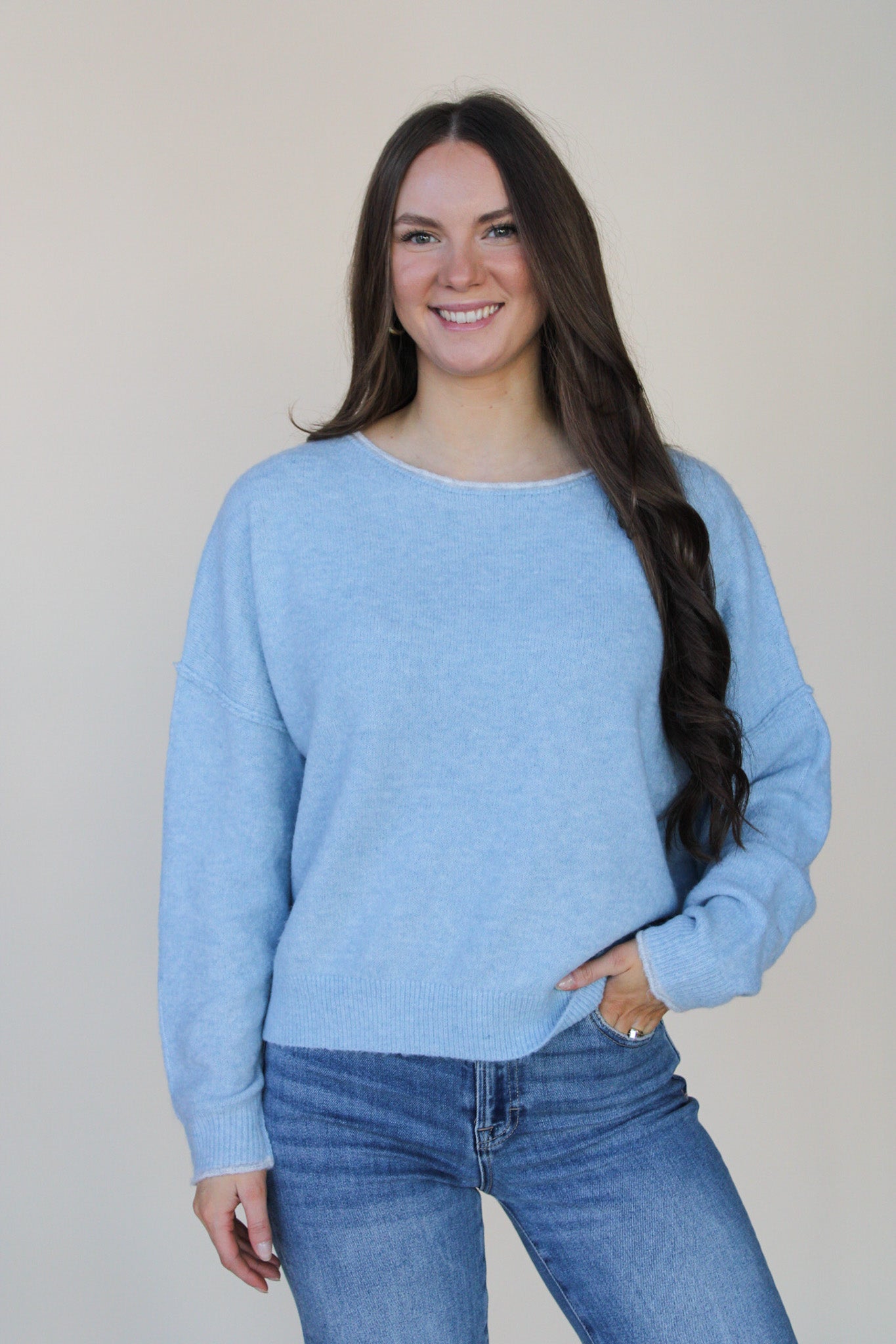 Liza Drop Shouler weater