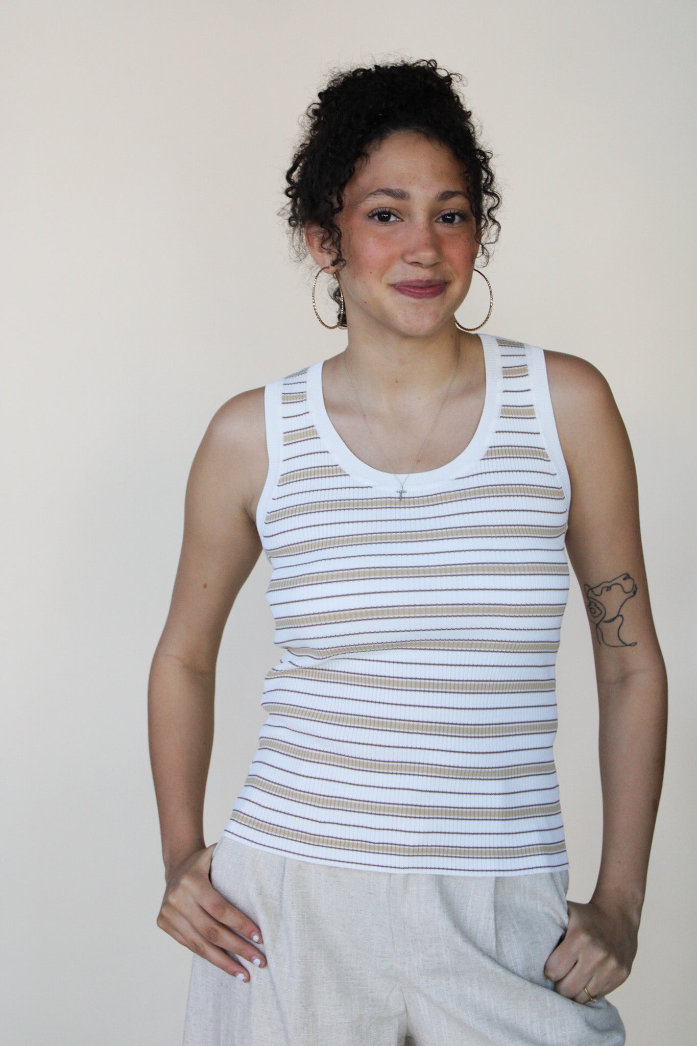 Anna Ribbed Tank - more colors available