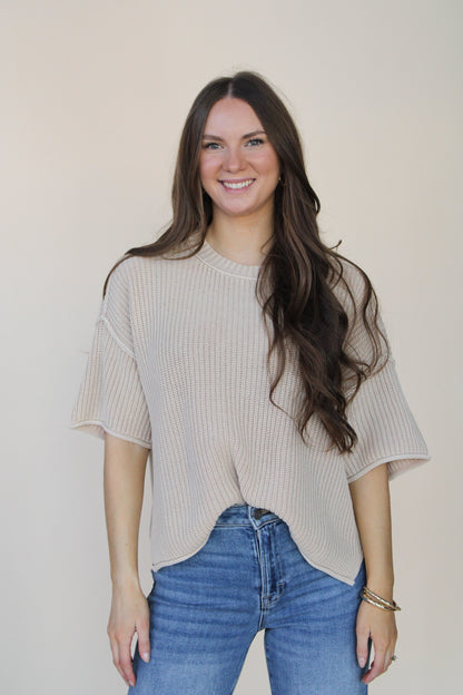 Hillary Boxy Knit Top