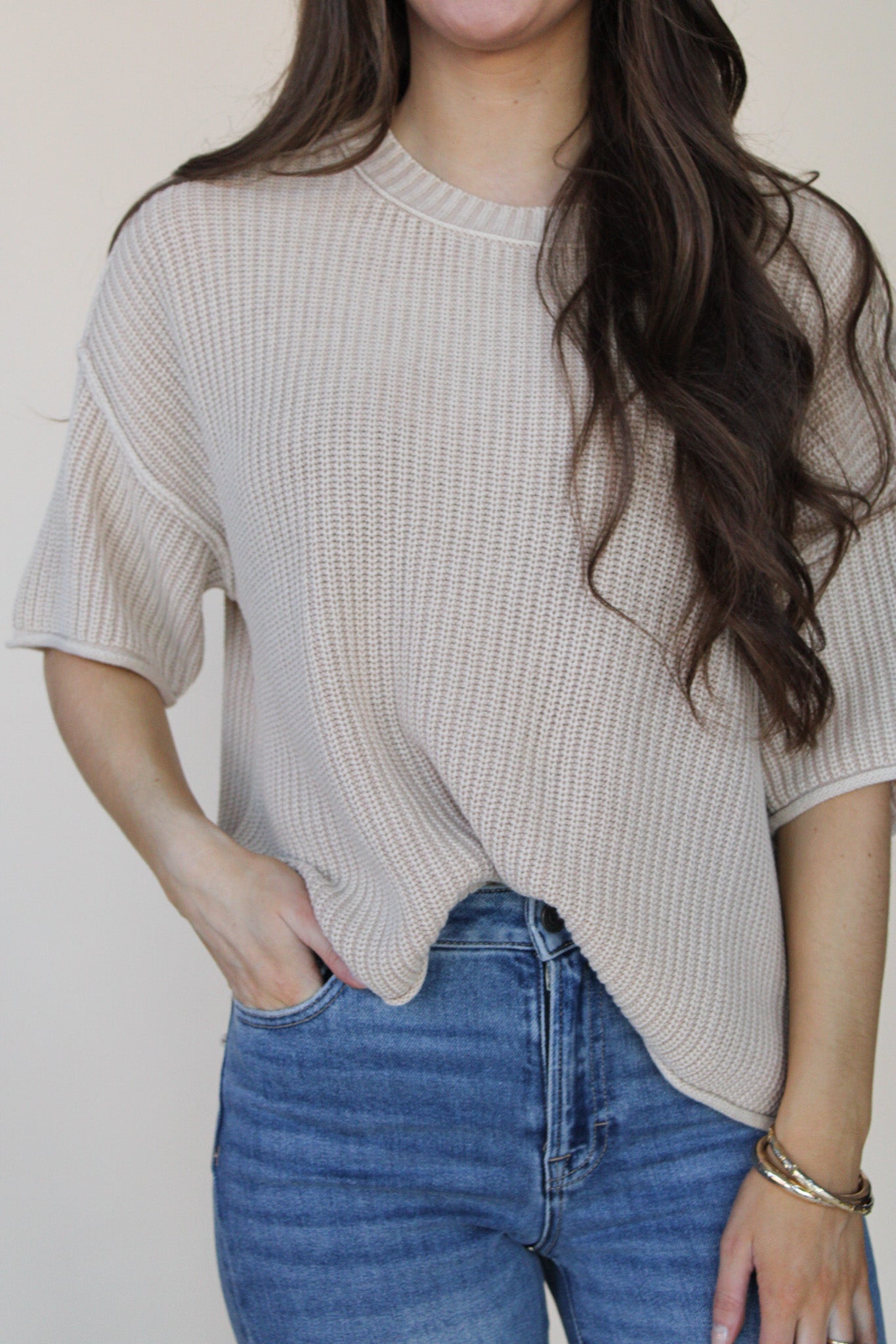 Hillary Boxy Knit Top