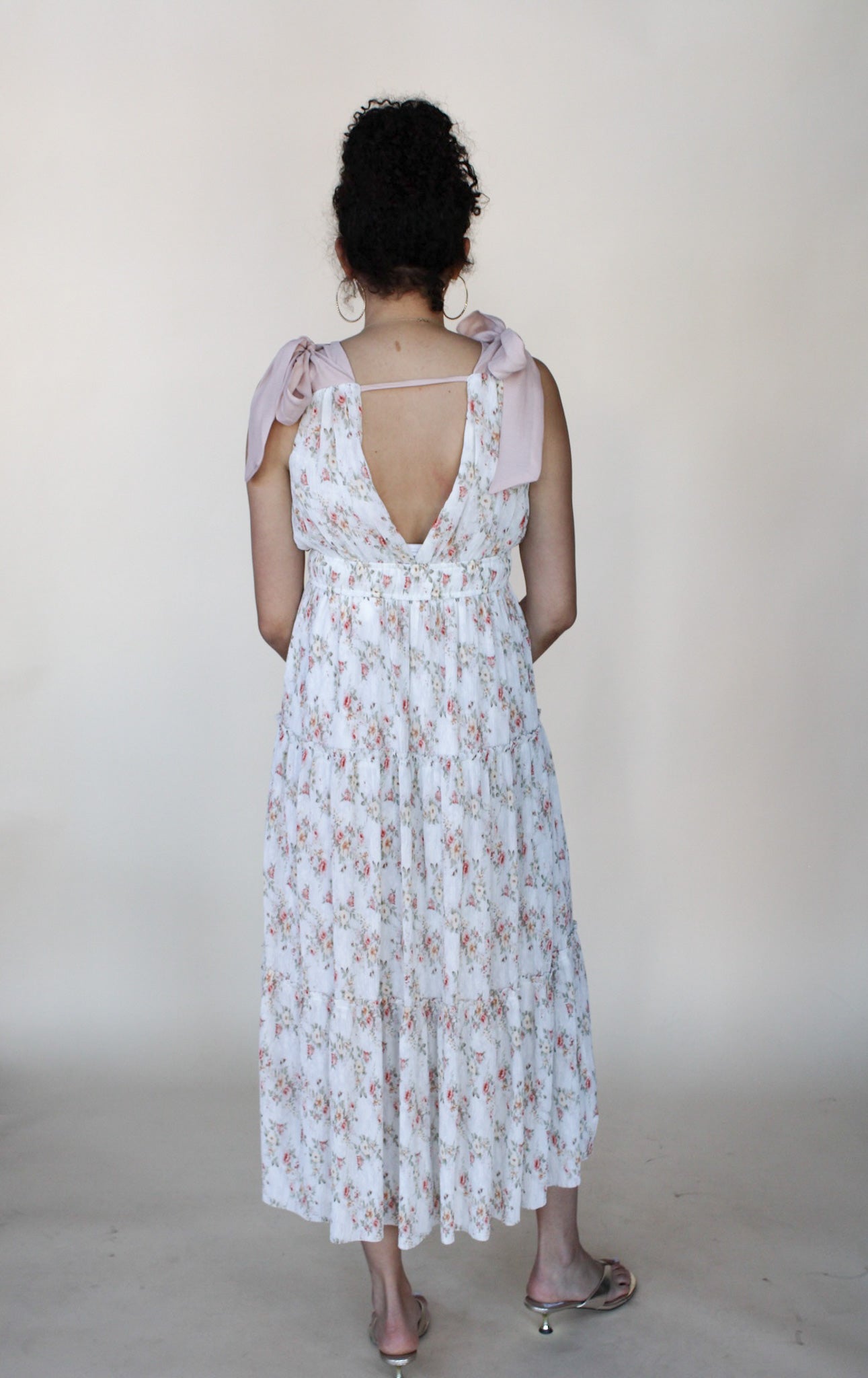 Jane Floral Tie Strap Dress