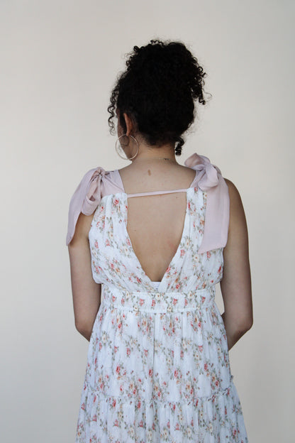 Jane Floral Tie Strap Dress