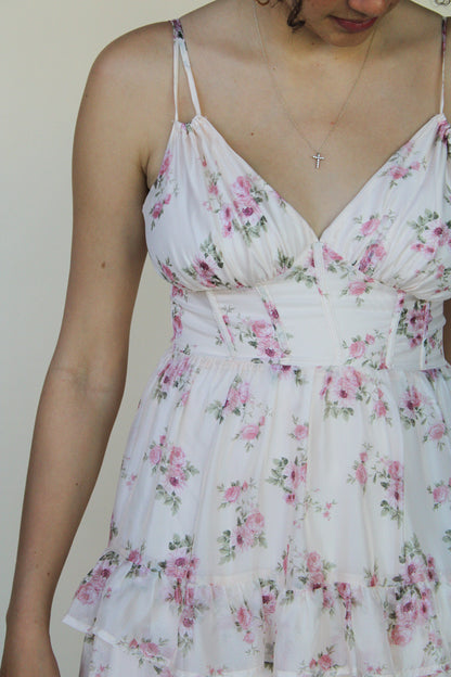 Roxi Floral Ruffle Maxi Dress