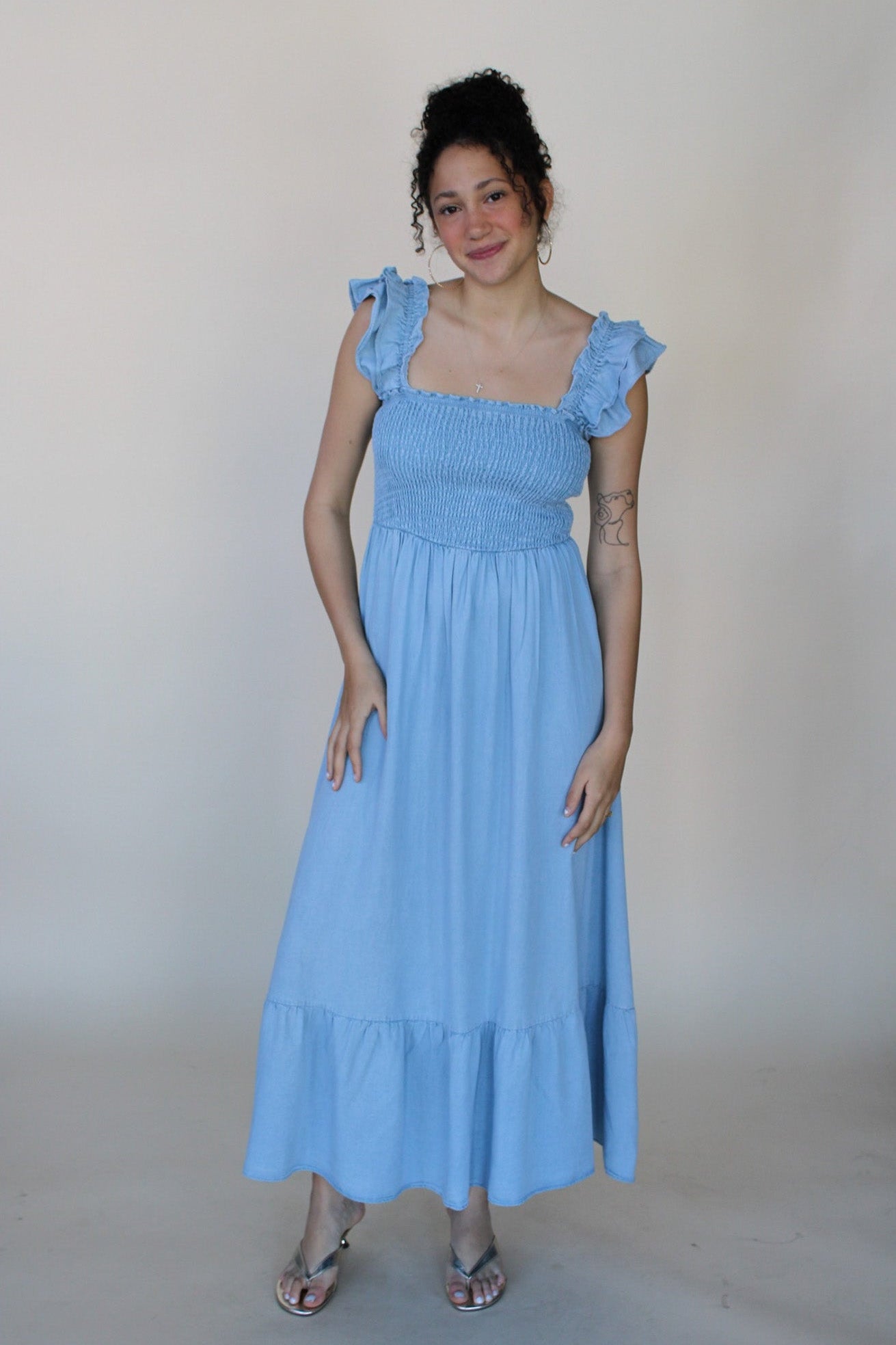 Elizabeth Tencel Midi Dress