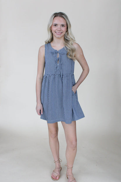Jennifer Mini Stripe Dress