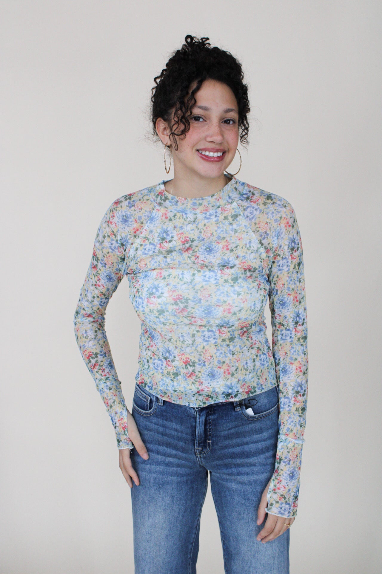 Maddie Floral Print Long Sleeve