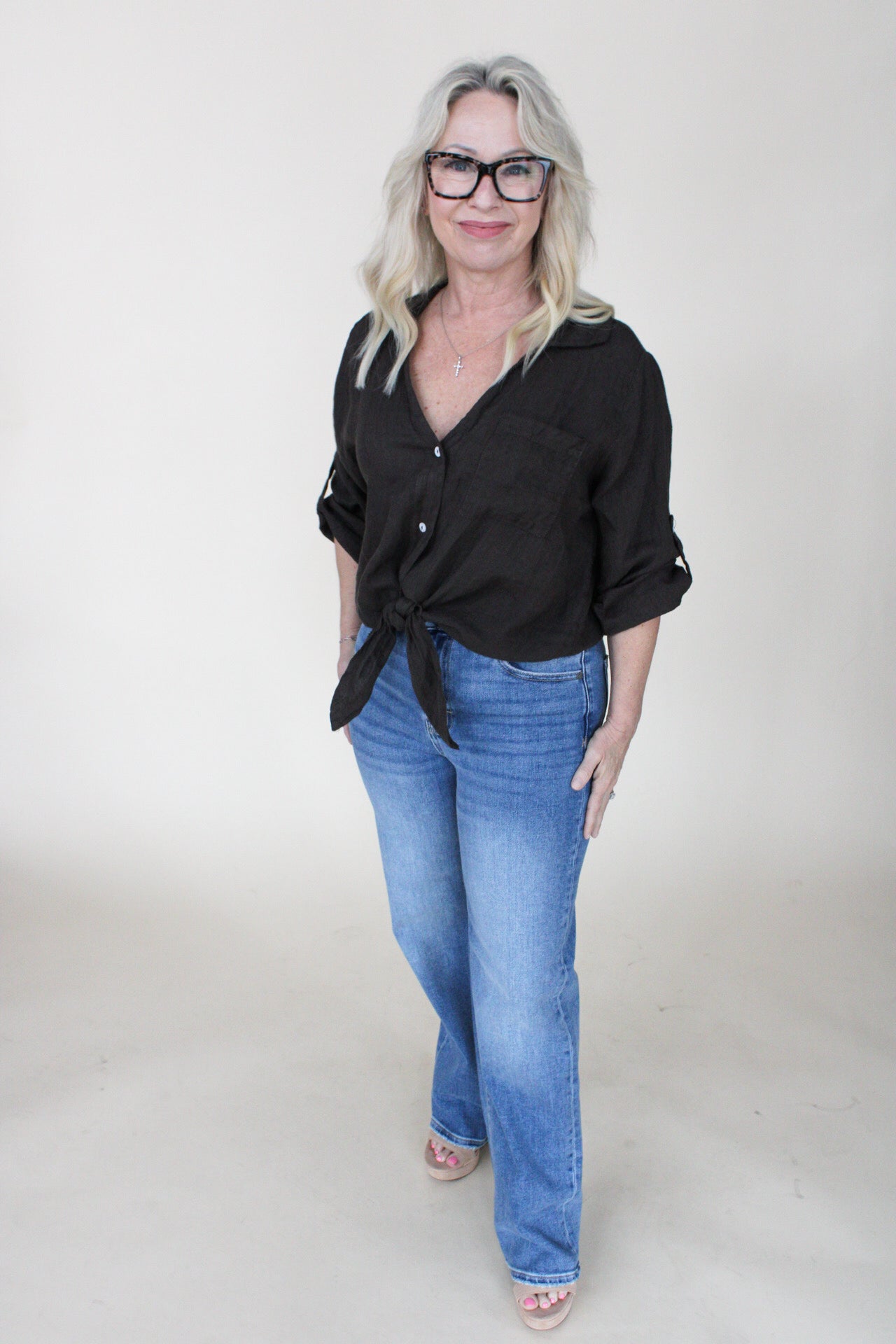 Milio Milano 100% Linen Top