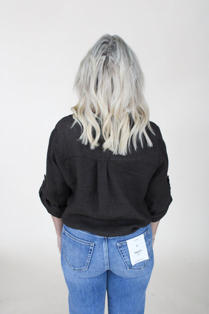 Milio Milano 100% Linen Top