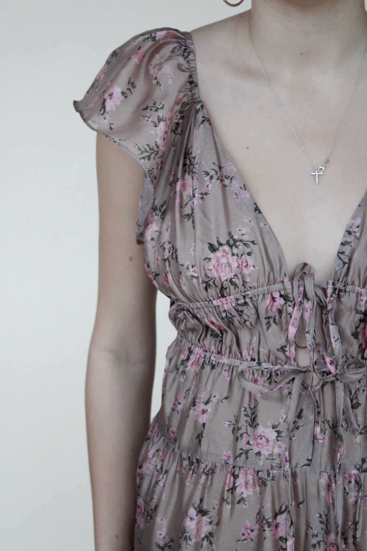 Eliza Floral Midi Dress