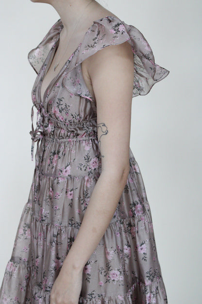 Eliza Floral Midi Dress