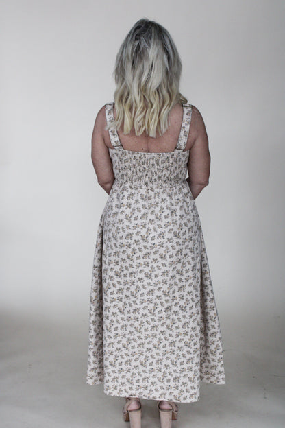 Della Floral Midi Dress
