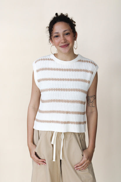 Clayton Striped Knit Tank