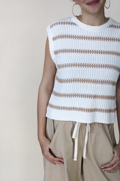 Clayton Striped Knit Tank