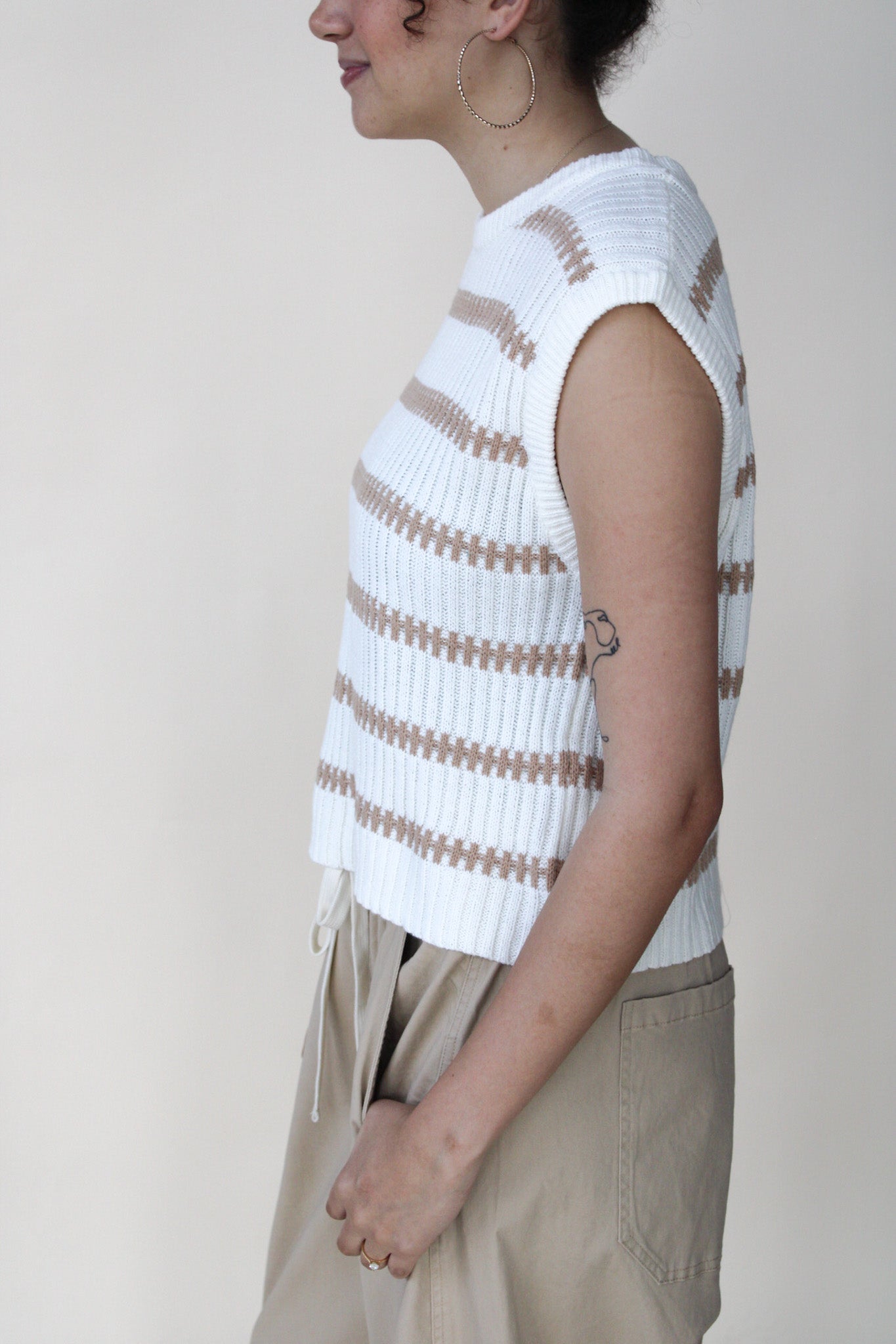 Clayton Striped Knit Tank