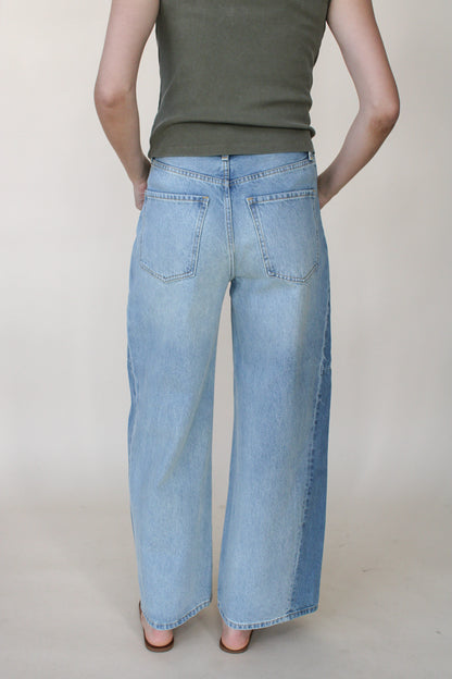 Kenna Mixed Denim Pant