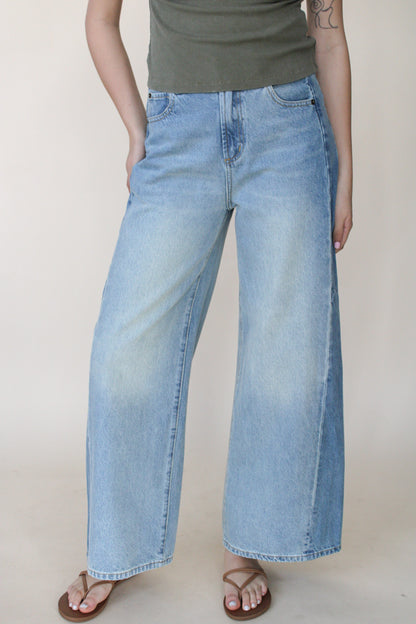 Kenna Mixed Denim Pant
