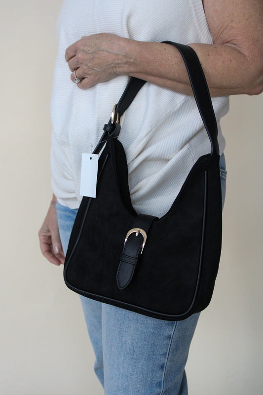 Buckle Accent Handbag