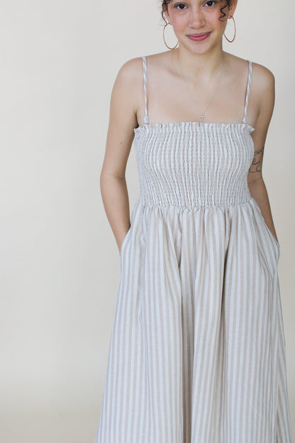 Charlotte Striped Maxi Dress