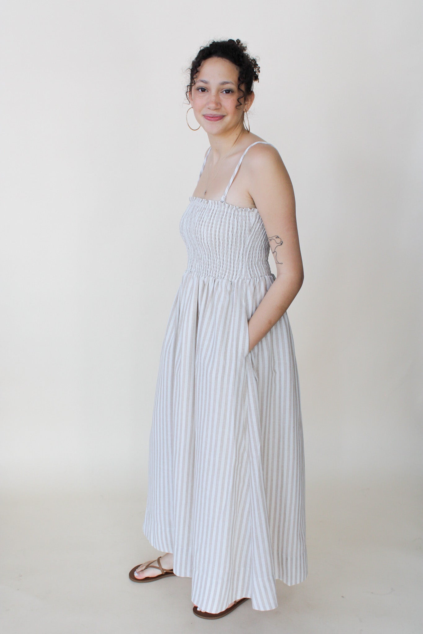 Charlotte Striped Maxi Dress