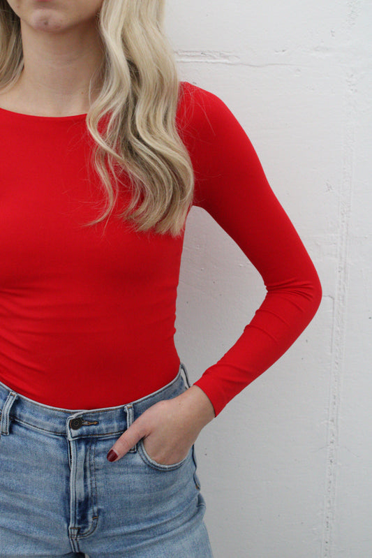 Clean Line Boat Neck Top