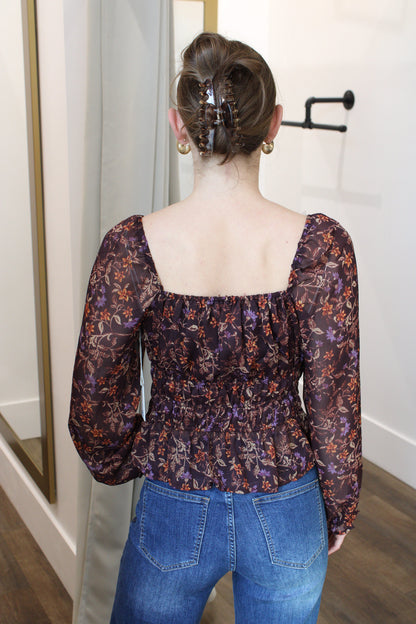 Victoria Wild Flower blouse