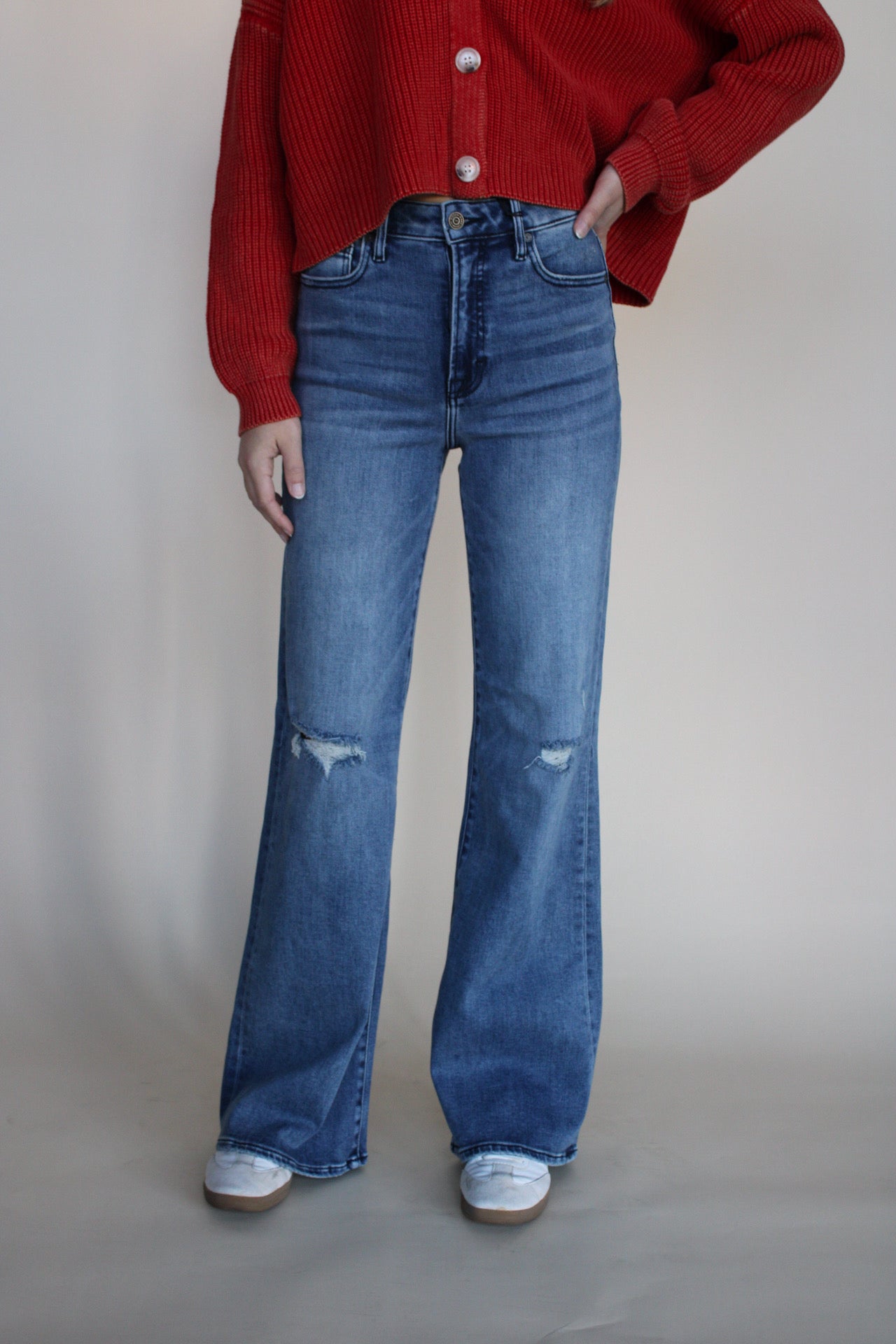 Hidden Distressed Flare