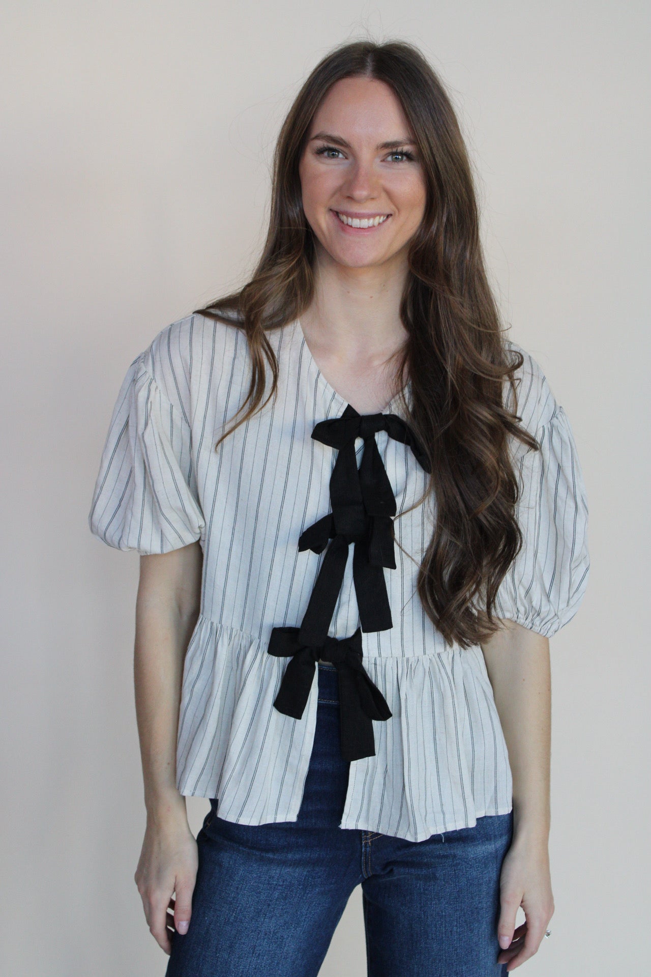 Amelia Stripe Blouse