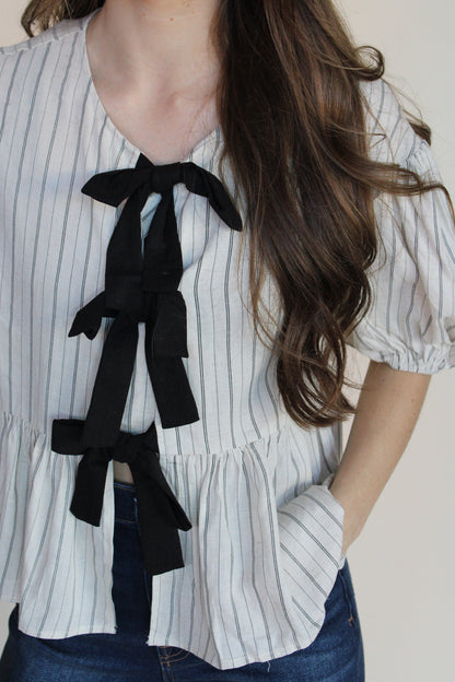 Amelia Stripe Blouse