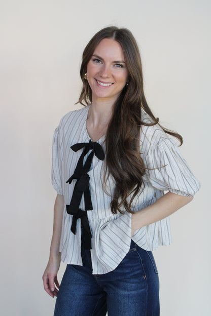 Amelia Stripe Blouse