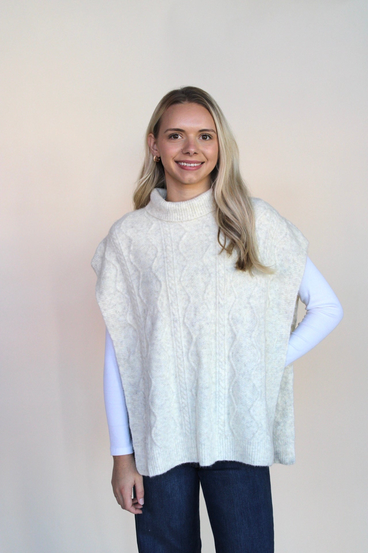 Karlee Knitted Poncho