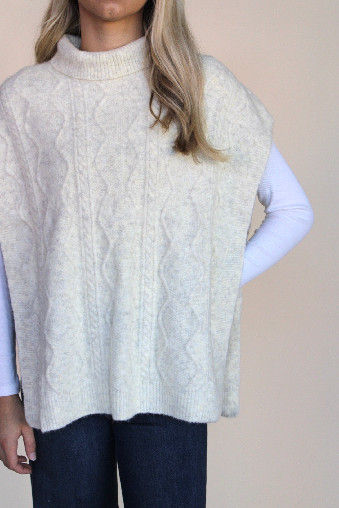 Karlee Knitted Poncho