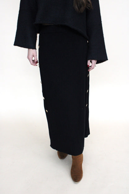 Mandy Ribbed Maxi Skirt