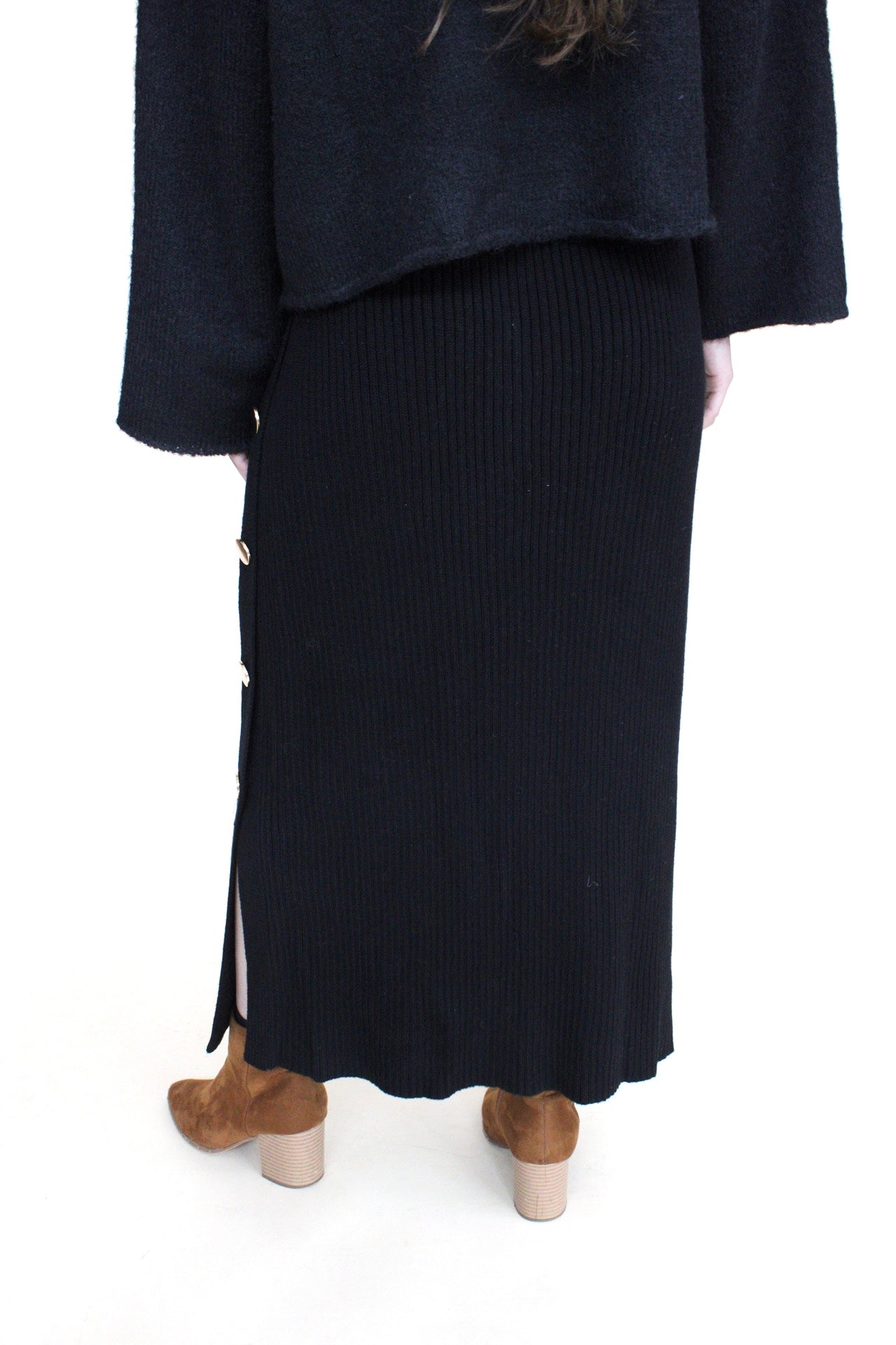 Mandy Ribbed Maxi Skirt