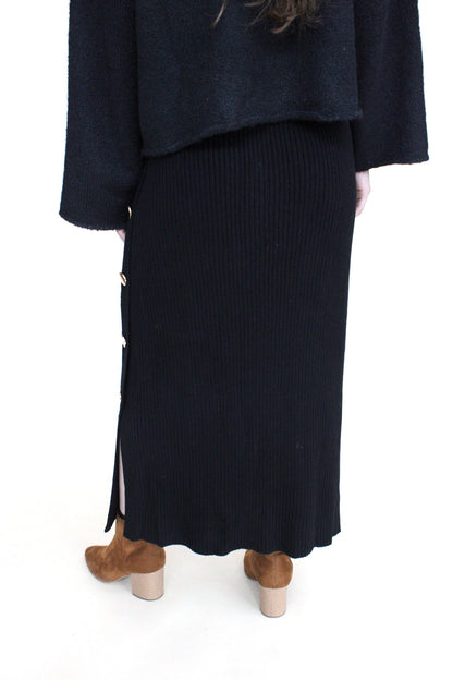 Mandy Ribbed Maxi Skirt