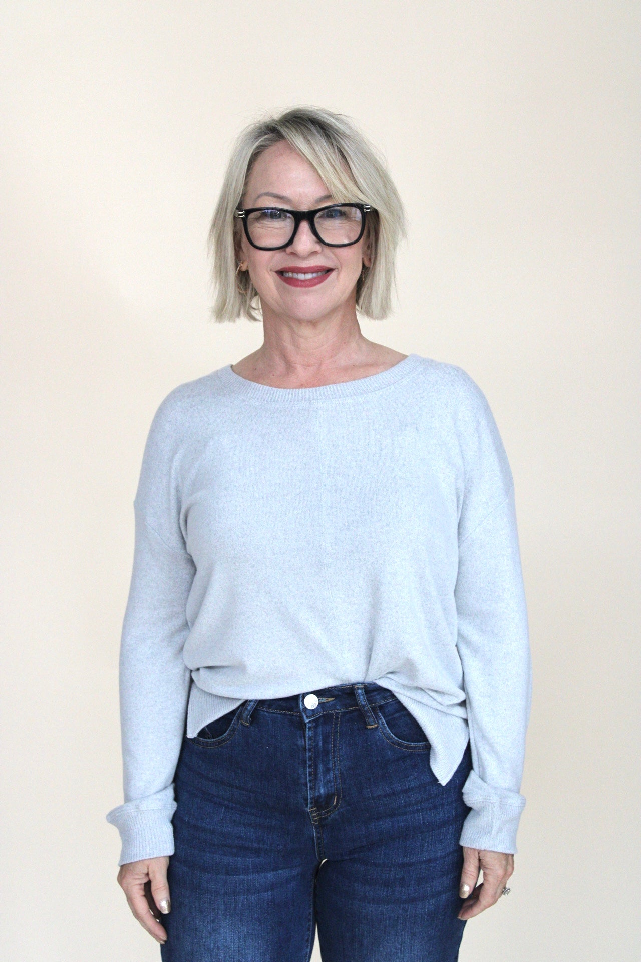 Hacci Brushed Knit Top