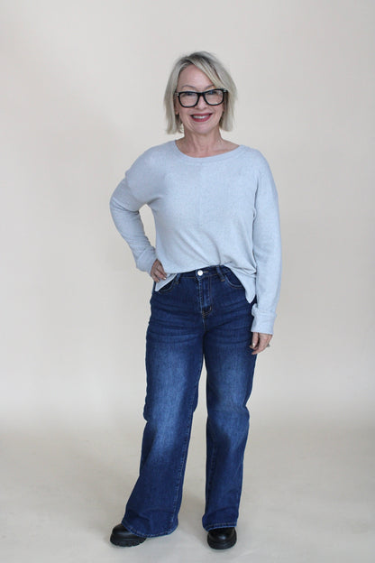 Hacci Brushed Knit Top