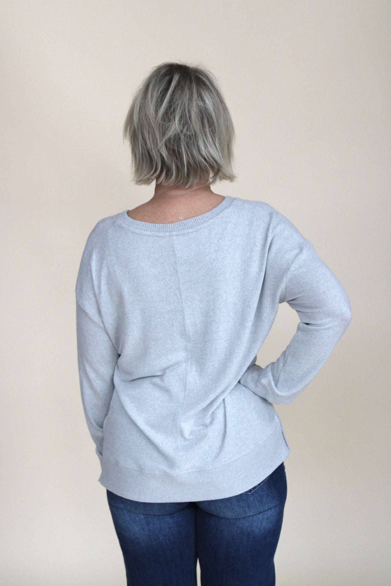 Hacci Brushed Knit Top