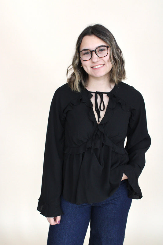 Tia Ruffle Blouse
