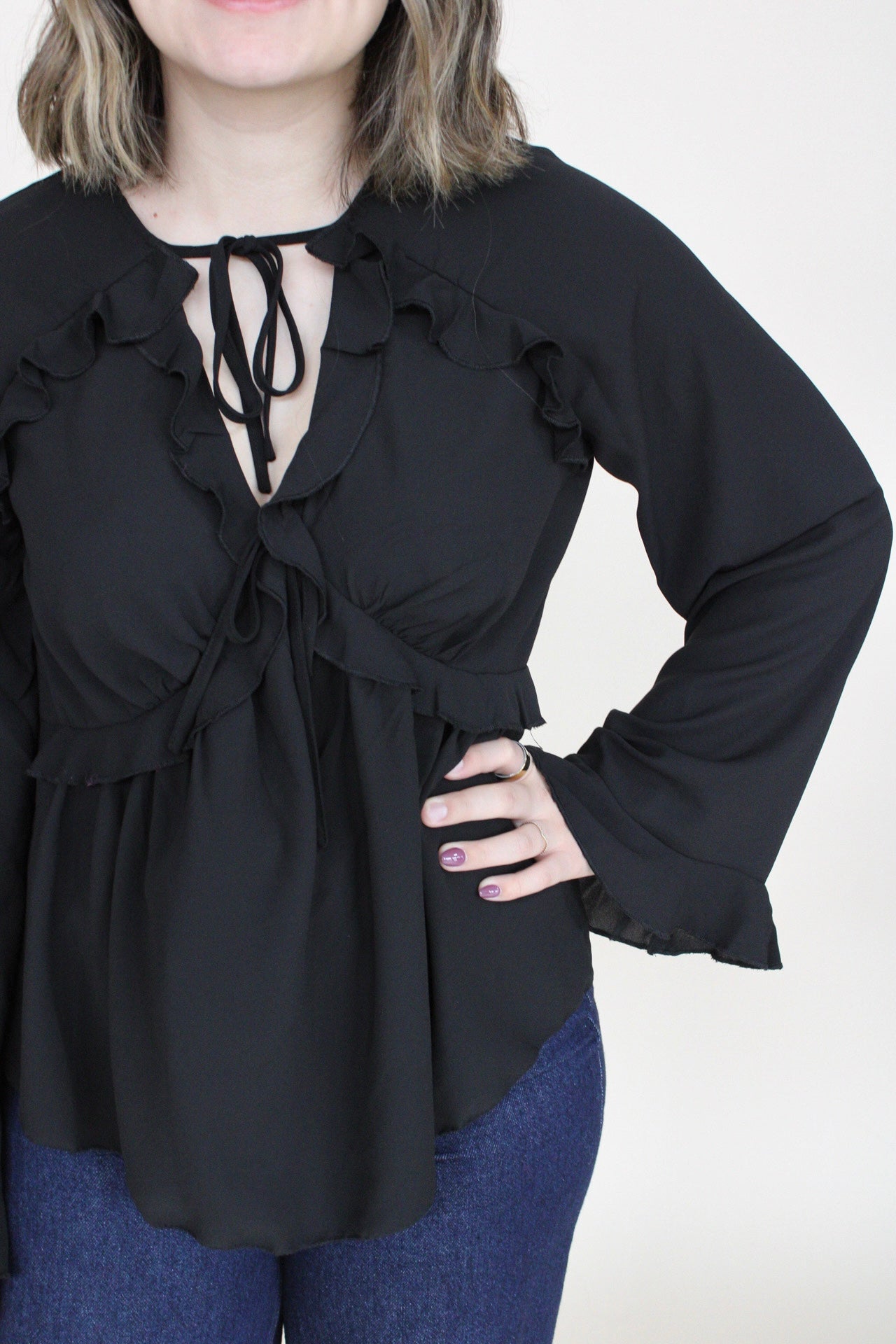 Tia Ruffle Blouse