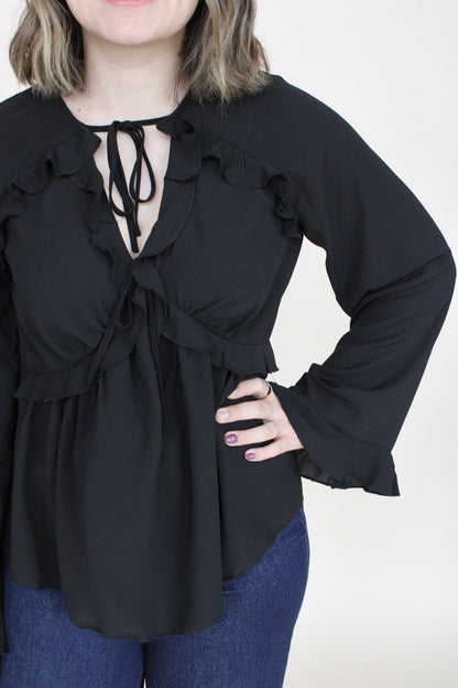 Tia Ruffle Blouse