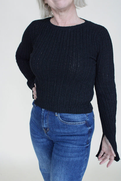Abbie Ribbed Knit Sweater