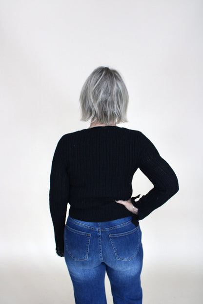 Abbie Ribbed Knit Sweater